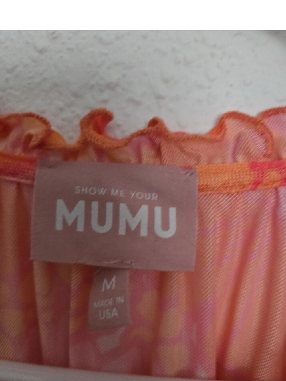 show me your mumu viola mini dress size med Pink Multicolored - Picture 2 of 5